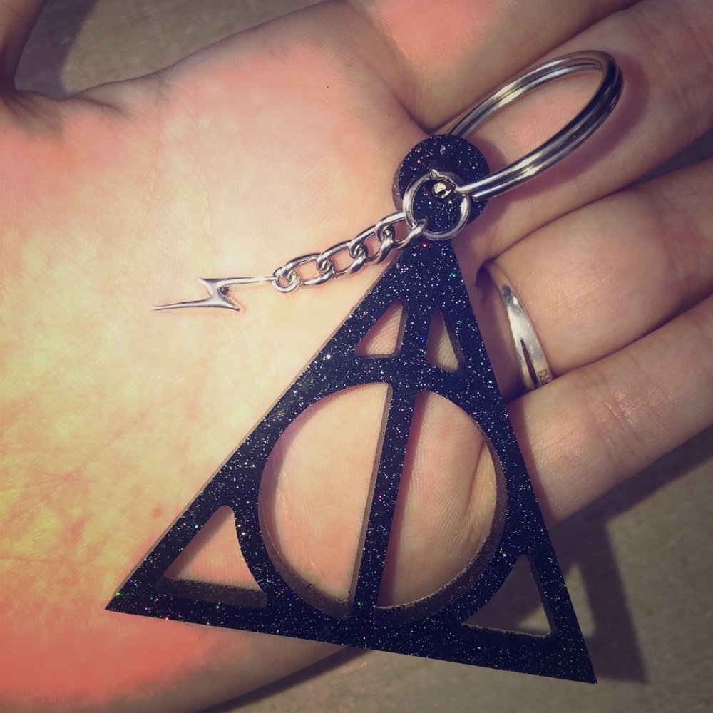 Harry Potter Deathly Hallows Keychain